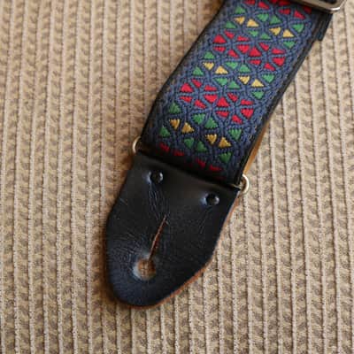 60's/70's Blue kaleidoscope Ace Woven Strap image 3