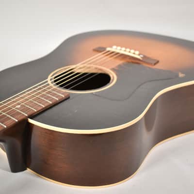 Pre War Guitars Model J Lefty Sunburst Relic Slope Shoulder Acoustic Guitar w/OHSC image 7