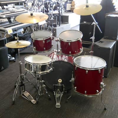 Remo Bravo 2 Complete 5-Piece Drum Kit Wine Red image 2