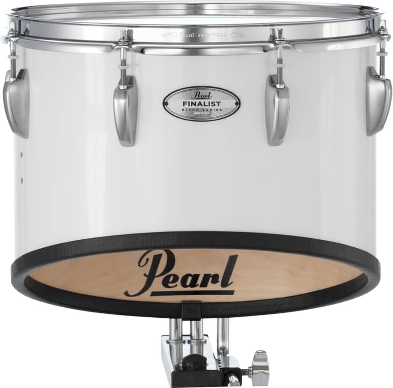 Pearl Finalist Marching Tenor Drum - 14 inches x 13 inches Pure White image 1