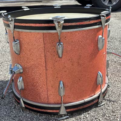 Vintage Slingerland 20” Bass Drum 1960’s - Pink Sparkle image 8