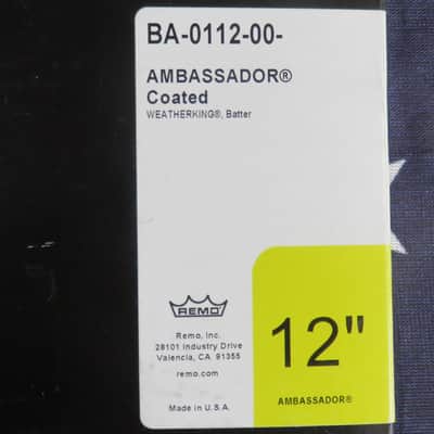Remo CL-0112-BA Ambassador Coated Classic Batter Drum Head - 12" 2010s - Coated image 3