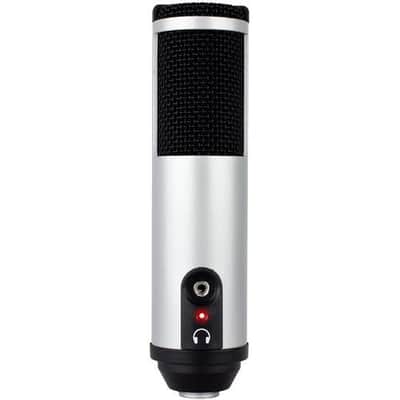 MXL MXL-TEMPO SK USB Mic w/ Headphone Jack – Silver body w/ black grill image 3