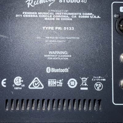 Fender Rumble Studio 40 2021 - Black Tolex image 8