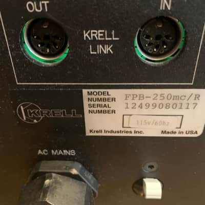 Krell Mono Blocks FPB250mc (Mint) image 12