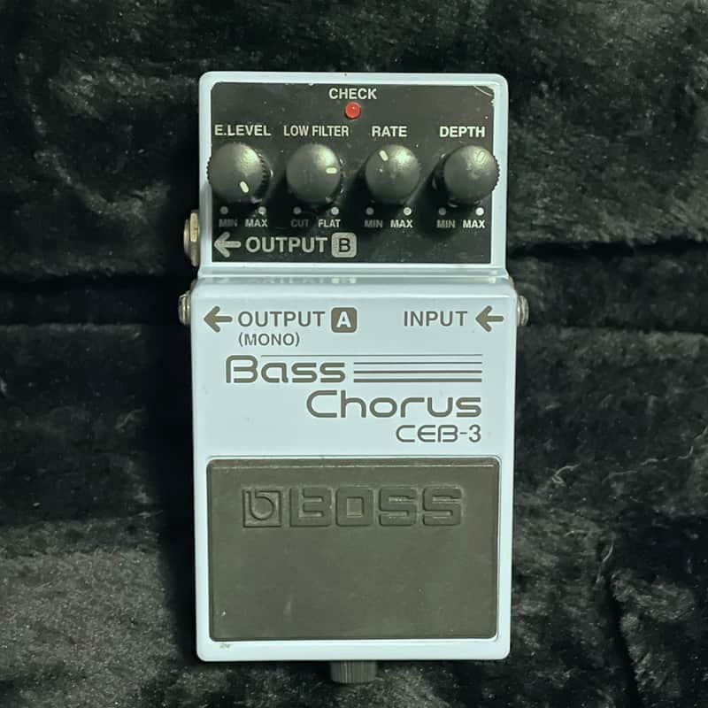 Boss CEB-3 Bass Chorus (Dark Gray Label) 2001 - Present Blue image 1