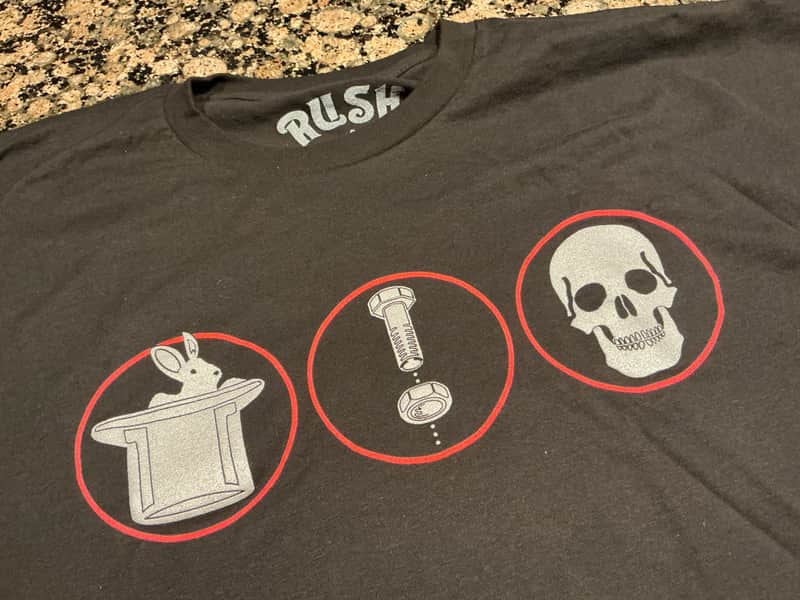 Neil Peart R40 Stage Tee Shirt Tri-Logo XXXL | Reverb