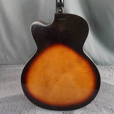 Teisco EP-14 1960s - Brown Burst Hollow Body Electric image 3