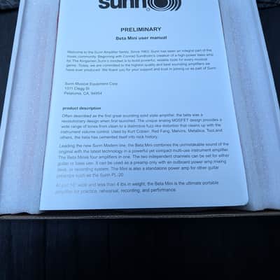 Sunn Beta Mini 2026 - Red image 3