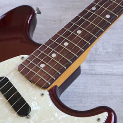 2006 Fender Japan MG73-85CO '73 Reissue Competition Mustang (Old Candy Apple Red) image 6
