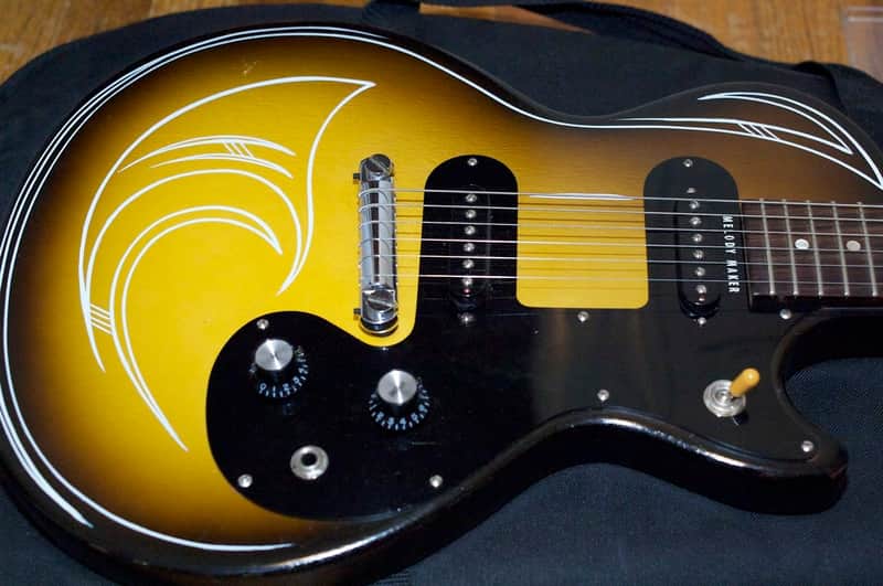 CUSTOM Gibson Melody Maker *Billy Gibbons Tribute* 2008 dual pickup model image 1