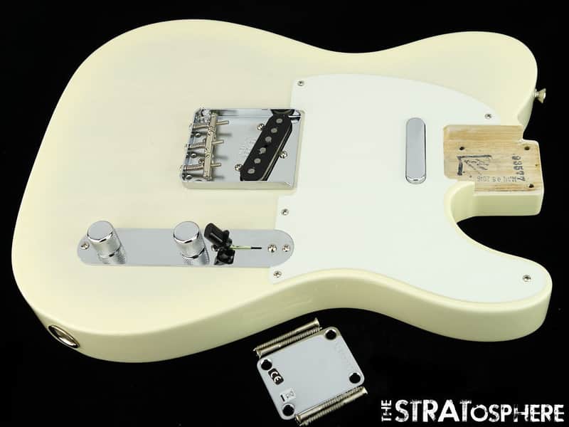 American 58 RI Fender Telecaster Tele LOADED BODY Nitro White Blonde Ash SALE! image 1