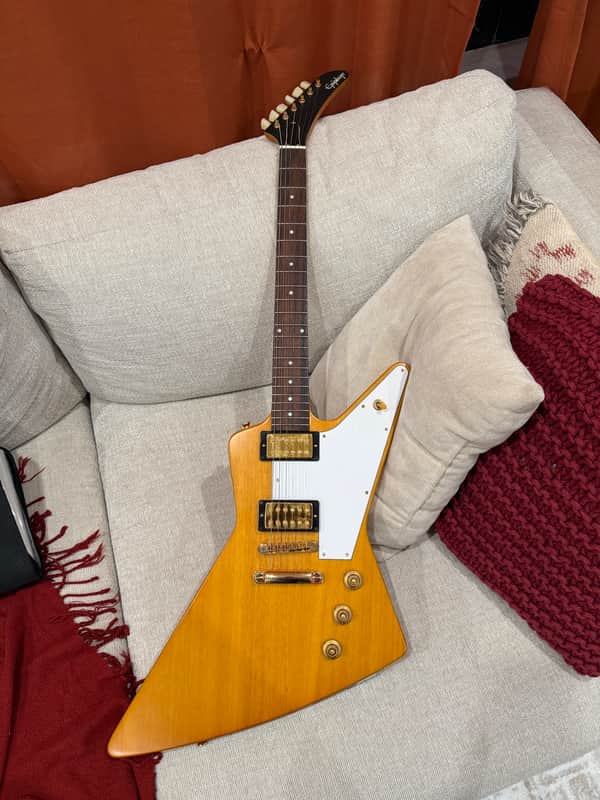 Epiphone '58 Korina Explorer (with BKP Juggernaut Pickups) image 1