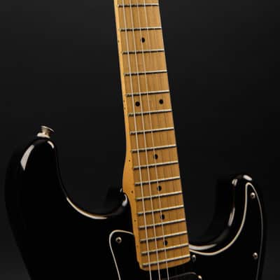 1980s Fender MIJ Contemporary Series Stratocaster Black image 6