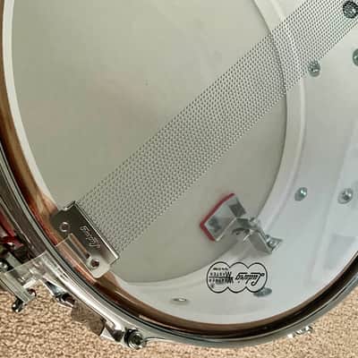 Ludwig “Jazz Festival” 14 in. x 5.5 in. ‘Legacy’ Snare Drum Early 2020s - Mod Orange Bild 5