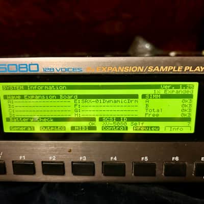 Roland XV-5080 128-Voice Synthesizer Module with Roland SRX-01 Dynamic Drum Kits Expansion image 9