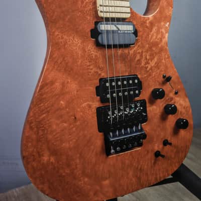 2016 Schecter USA Custom Shop Masterworks Banshee FR-S Sustainiac Redwood Burl Natural Gloss #M15-1204 image 3