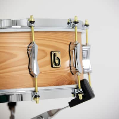 British Drum Company Archer | 14x6" 10-Lug English Yew Snare Drum. New with Full Warranty! image 3