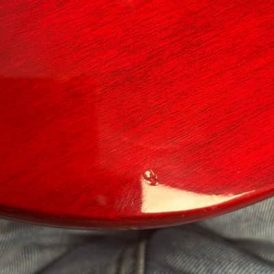 Epiphone Les Paul w/ Bigsby Transparent Red 1997 Electric Guitar image 20