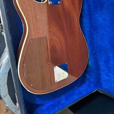 Sam Koontz Custom Solid Body Scroll Guitar 1970’s-1981 - Mahogany image 6