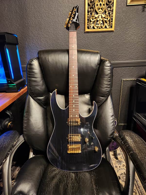Ibanez RG421HPAH-BWB Standard 2020 - Present - Blue Wave Black image 1