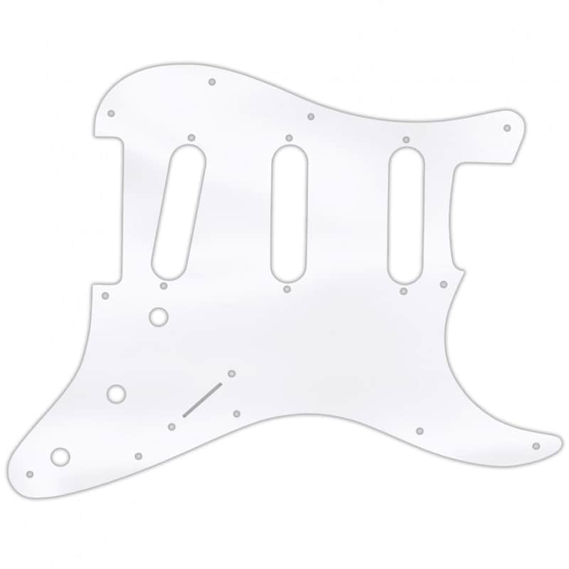 Pickguard For Fender Standard Strat - Clear Acrylic image 1