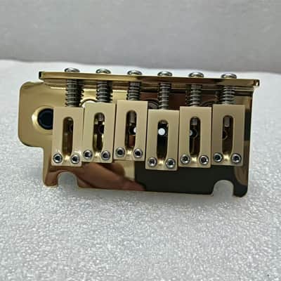 Warmtone Tremolo Series #1 M3 Strat Style Gold 2 pivot 10.5mm String Spacing image 2