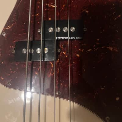 Fender Mark Hoppus Artist Series Signature Jazz Bass 2011 - 2014 - White Blonde Transparent image 2