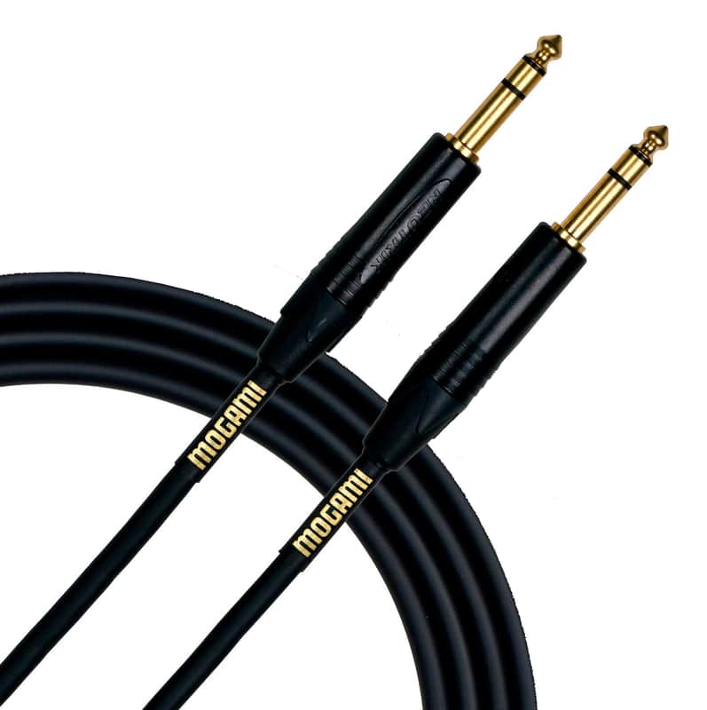 Mogami Gold 1/4" TRS-TRS High-Definition Audio Accessory Cable - 6ft image 1