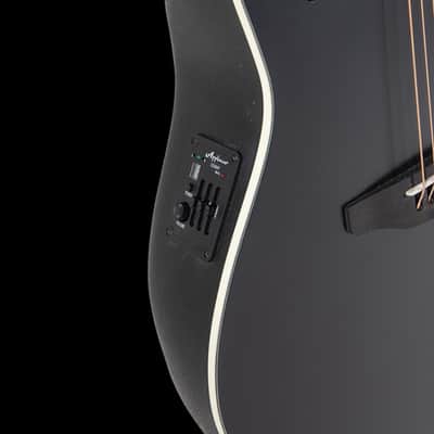 Ovation Applause AE44 Traditional Series Mid-Depth Acoustic-Electric Guitar Black image 11