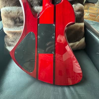 B.C. Rich Mockingbird ST with Floyd Rose 2010s - Transparent Black Cherry image 11
