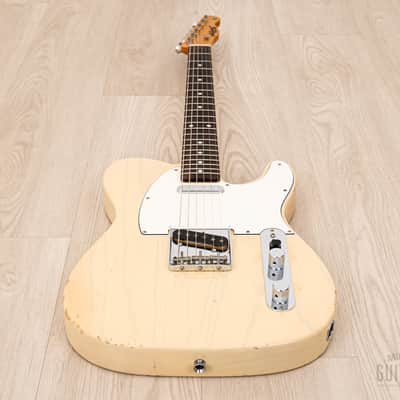 2014 Navigator by ESP N-TE-ASR T-Style Ash, Blonde Lacquer w/ Seymour Duncan Antiquity, Case & Tag image 10