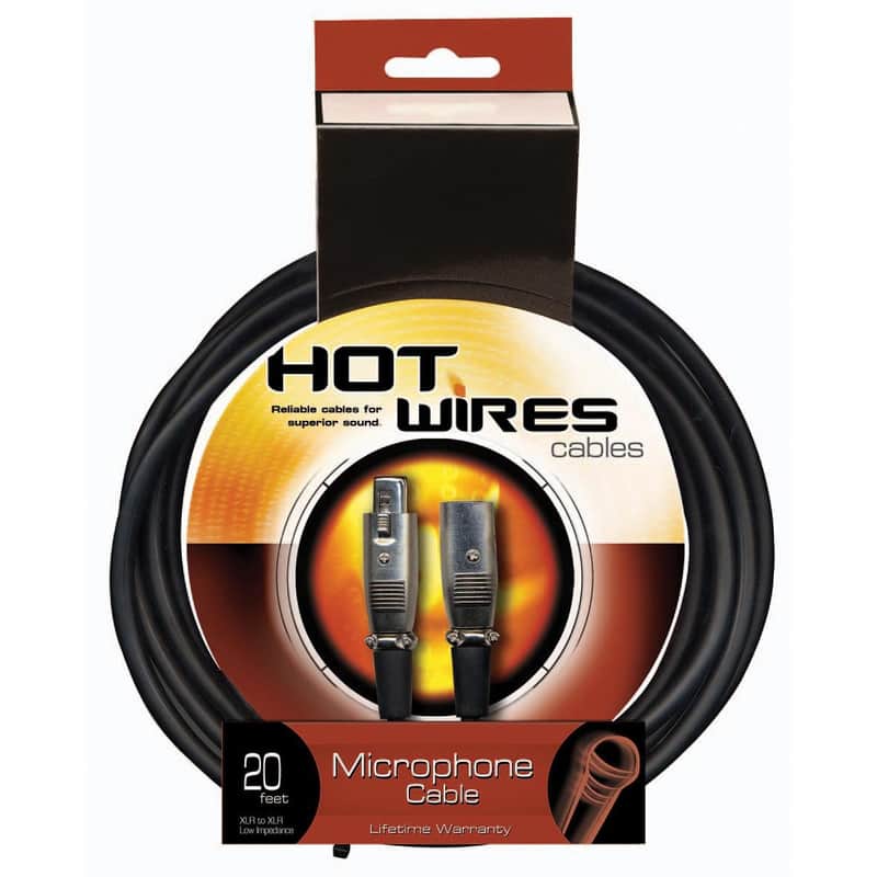 On-Stage MC12-20XLR Hot Wires XLR Cable - 20' image 1
