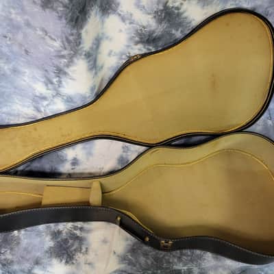 Vintage RARE 1970 Epiphone Branded Black Soft Shell Guitar Case image 8