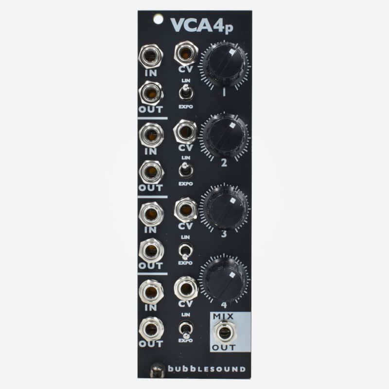 Bubblesound VCA4P Eurorack Quad Summing VCA Designed for Warmth and Color image 1