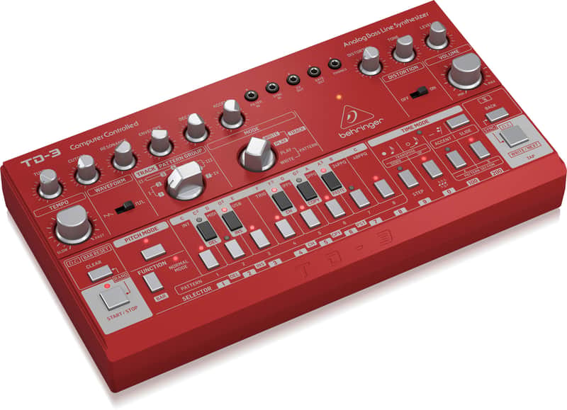 Behringer TD-3-RD Desktop Analog Synthesizers and Sound Modules image 1