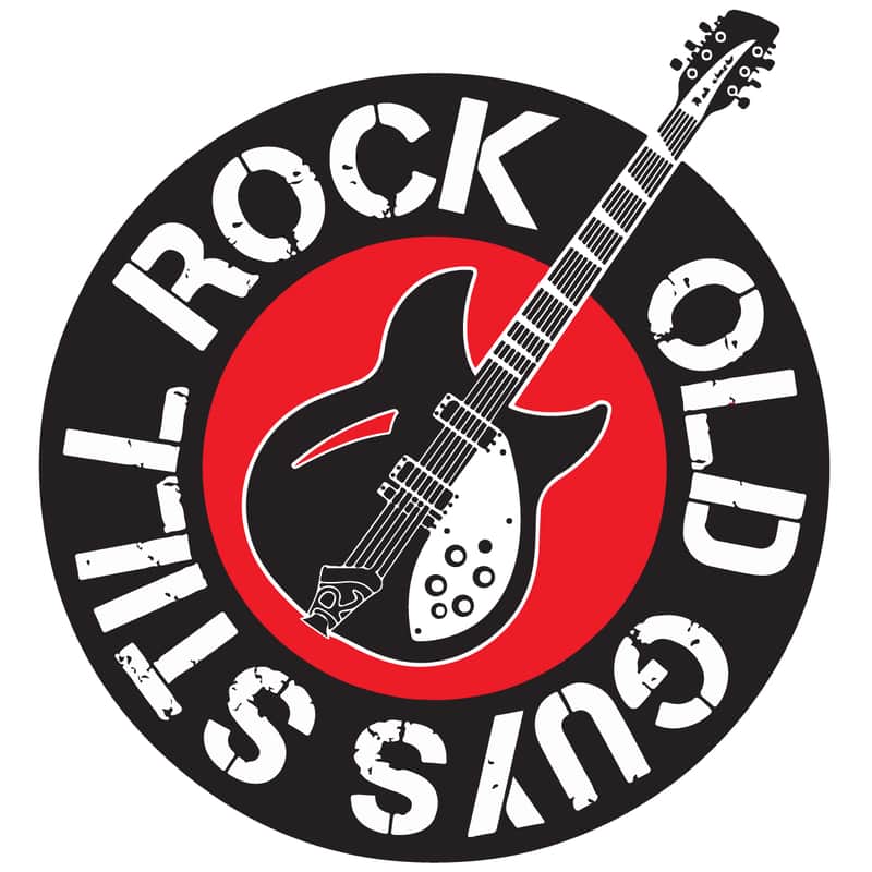 Old Guys Still Rock Custom Printed T Shirt White - 3XL image 1