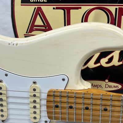 Fender Jimi Hendrix Stratocaster Strat Electric Guitar - Olympic White image 3