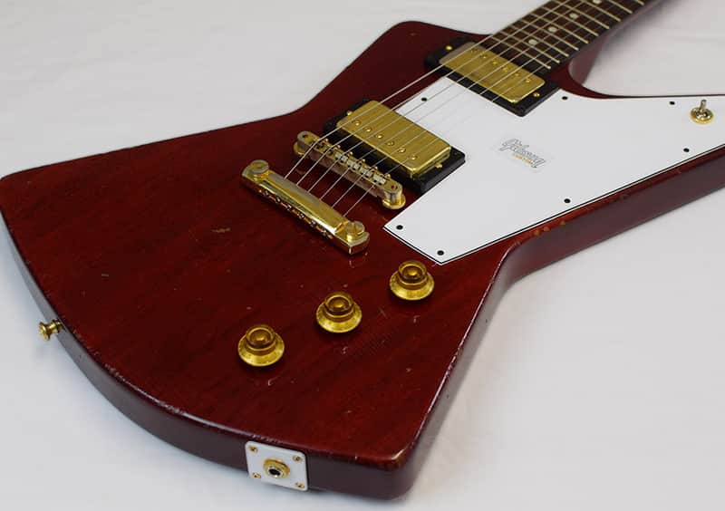 Gibson Explorer 1958 Extra Cut Faded Cherry Aged | Reverb