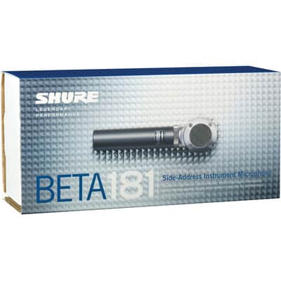Shure BETA 181/BI Figure 8 Compact Side-Address Instrument Microphone image 2