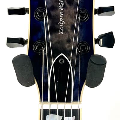 ESP ESP USA Custom Eclipse with Fishman Fluence with Case - Blue Moon Finish Serial#: US25635 image 5
