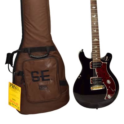 2020 PRS SE Mira Electric Guitar, Rosewood Fingerboard, Black w/ Bag image 1