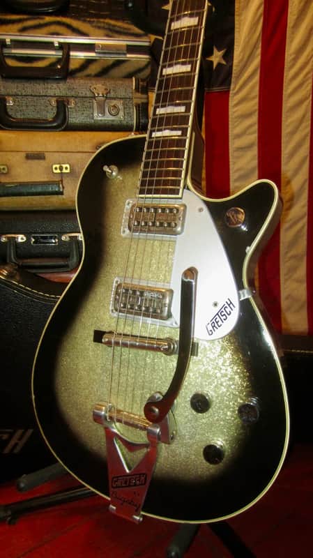 1990 Gretsch Model 6129 Sparkle Jet Silverburst image 1