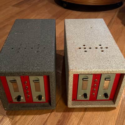 Siemens / Telefunken V72 Tube Microphone Preamps (4 Modules) 1950’s - Gray/Red Custom Rack System image 5