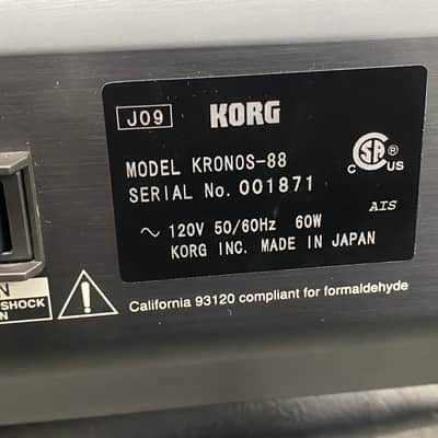 Korg KRONOS 88 Weighted Key Workstation with DS-1H Pedal image 14