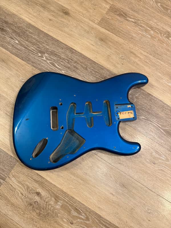 1980s Fender Contemporary Stratocaster body vintage original electric guitar parts image 1