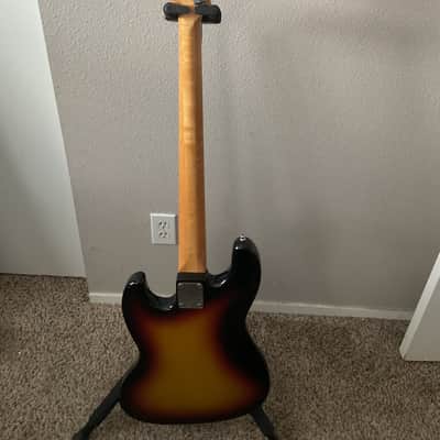 El Degas Jazz Bass 1970/1980's, Sunburst, HH Mini Humbuckers image 9