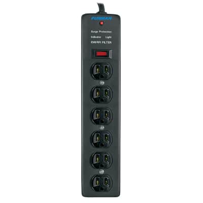 Furman SS6 - Six-Outlet Power Strip with 15-Foot Cord image 1