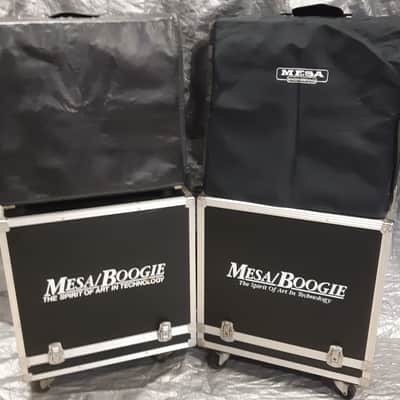 Mesa Boogie MARK III SRGX 1989 BLUE STRIPE with 1990 SATELLITE 60 VALVE 5881/6L6 with SOFT COVERS and ROADCASES image 3