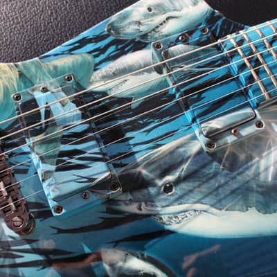 ESP ESP EX Sharks Custom Shop NAMM exhibition model 2008 Sharks custom image 3